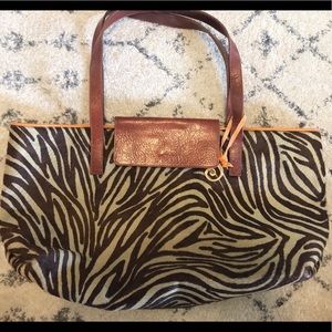 Leather and hide purse by Citrus